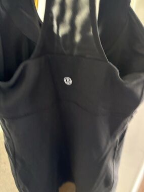 lululemon athletica Black Racerback Tank Top